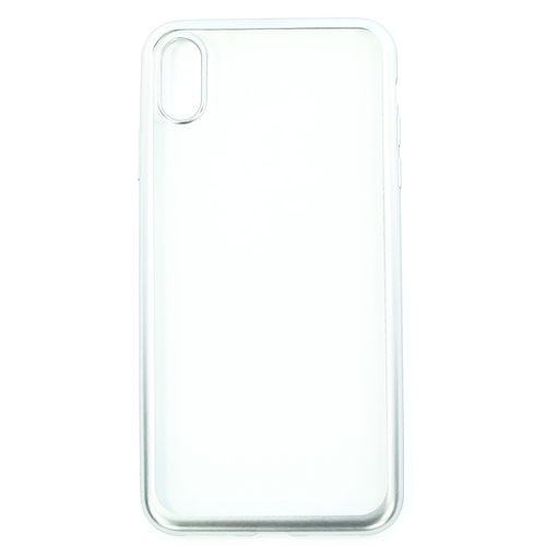 Накладка силиконовая uBear Frame Tone Case iPhone Xs Max Silver
